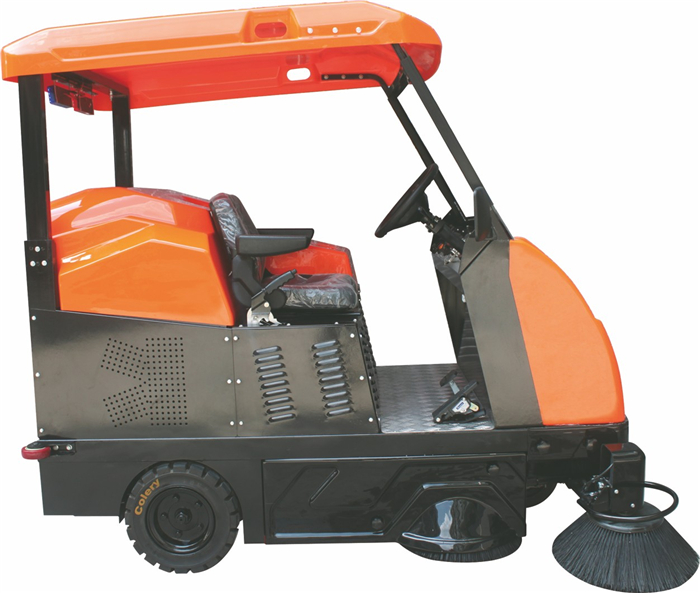掃落葉垃圾掃地車OS-V6道路環衛用電瓶式清掃車